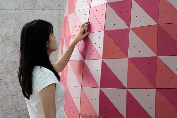 Spiral Pavilion Parametric Cardboard Structure by Daisuke Nagatomo & Minnie Jan, Winner in Generative, Algorithmic and Parametric Design Category, 2017 - 2018.