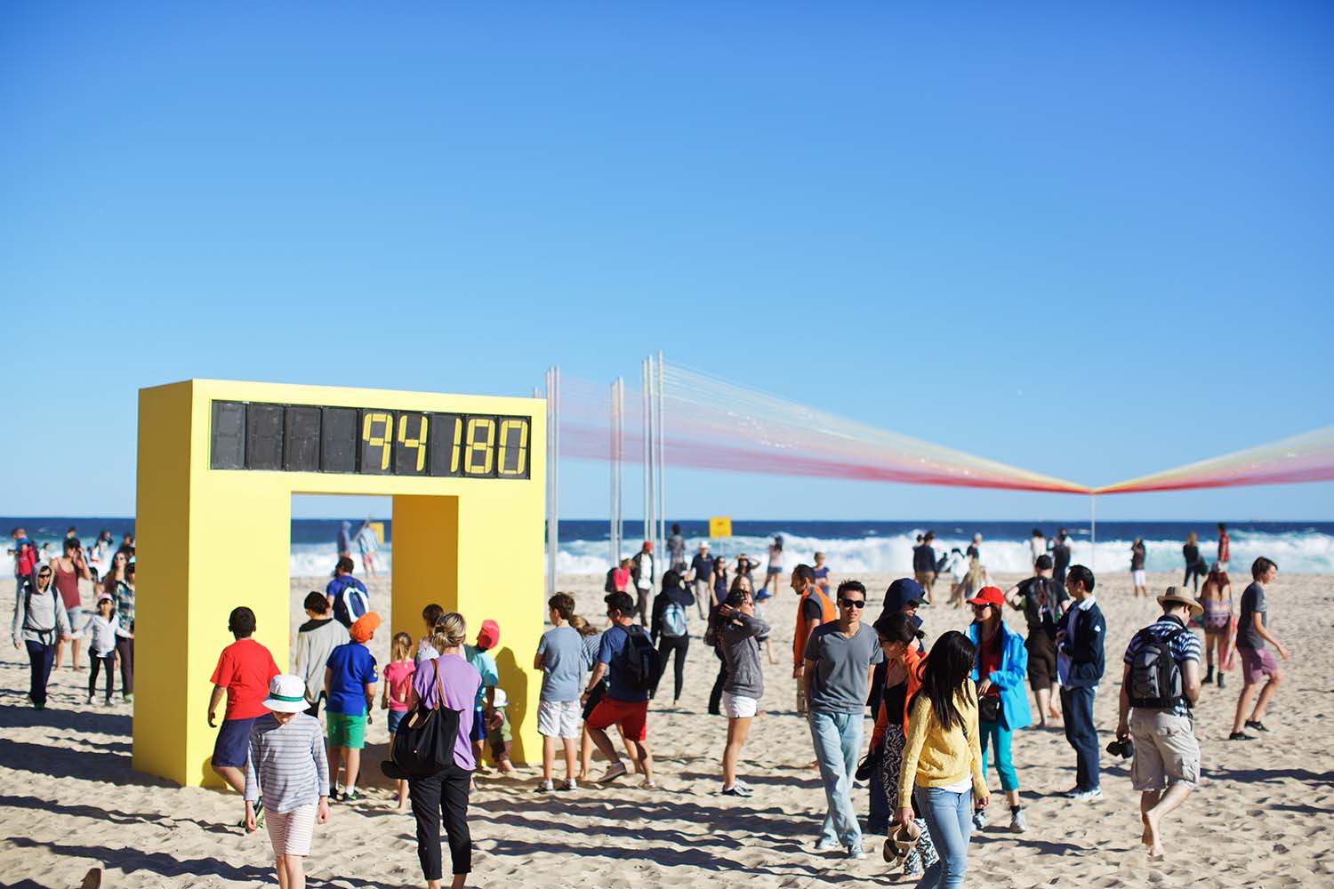 Crowds, Sculpture by the Sea Bondi 2014. Photo, Jarrad Seng