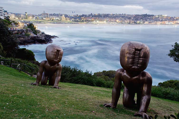 David Černý, Babies, Sculpture by the Sea Bondi, 2014. Photo, Jarrad Seng