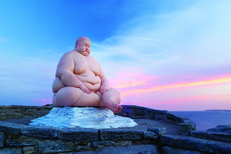 Mu Boyan, Horizon, Sculpture by the Sea Bondi, 2018. Photo, Gareth Carr