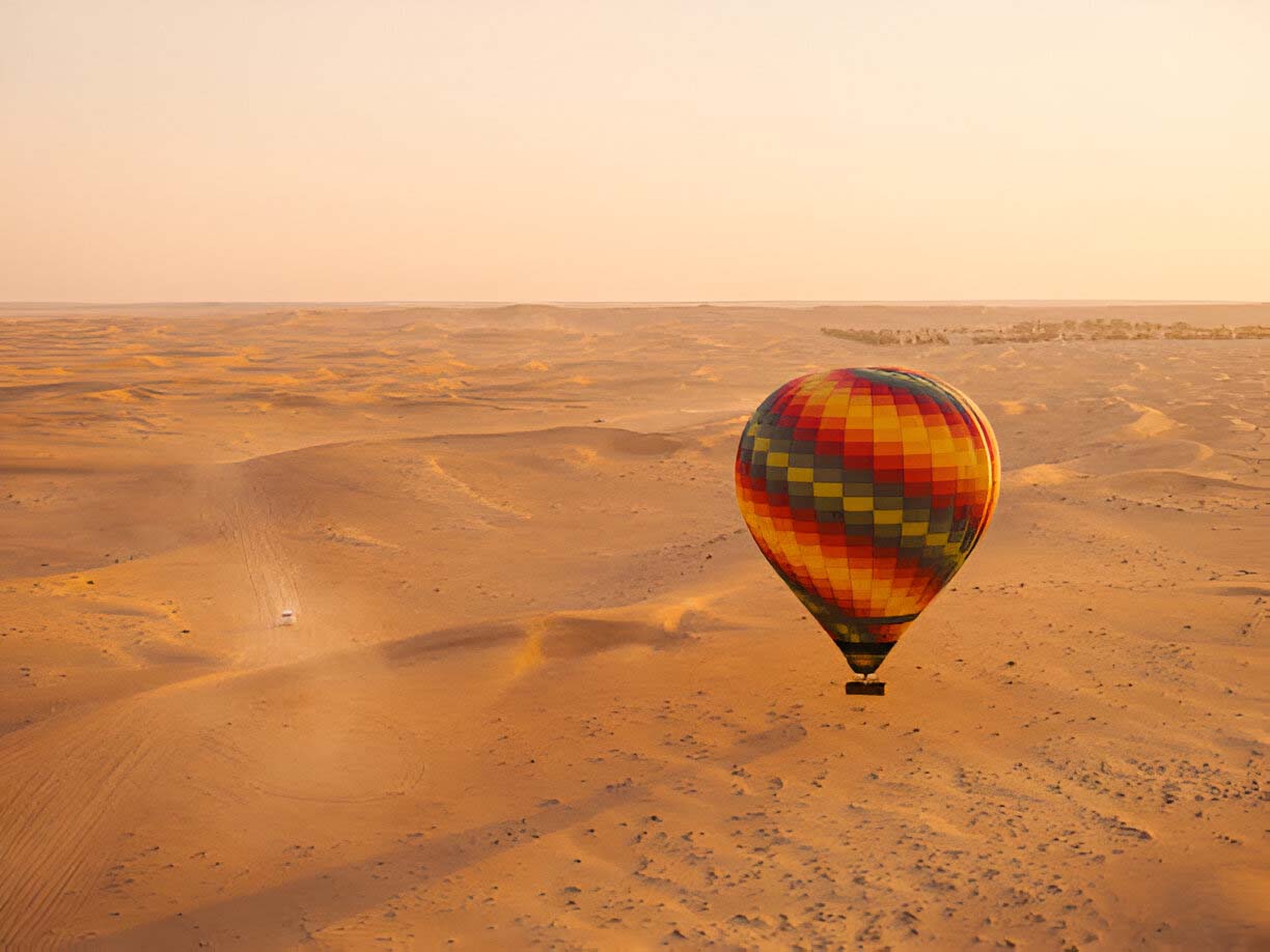 Hot Air Ballooning: Sunrise Over the Desert