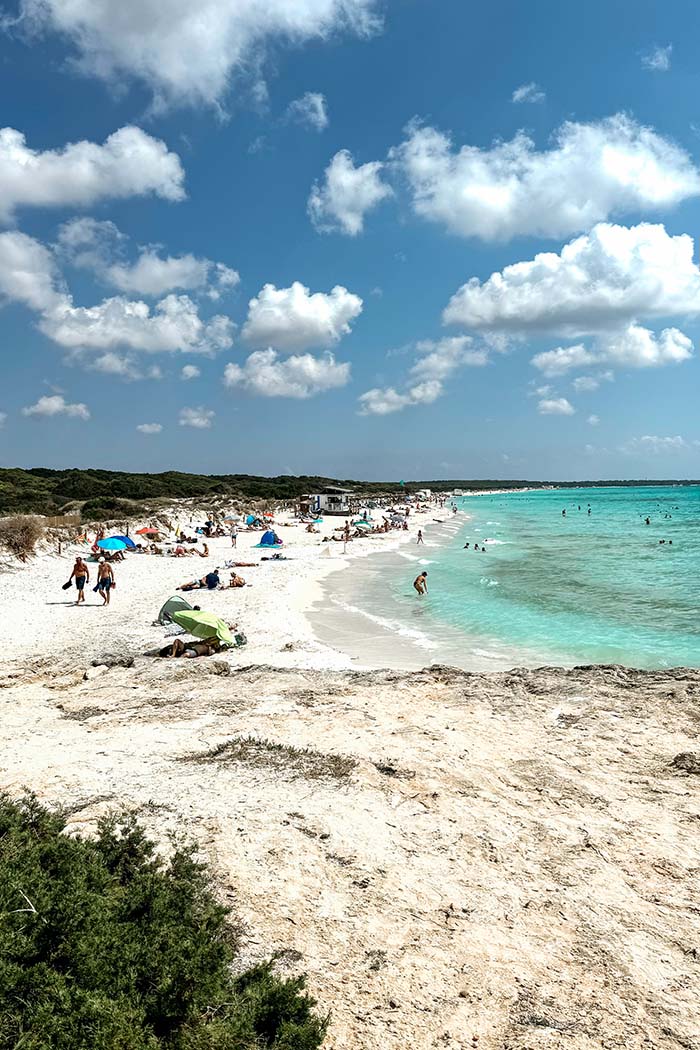 Underdeveloped, with soft white sand and crystal clear water, Es Trenc beach is one of the island's most jaw-dropping