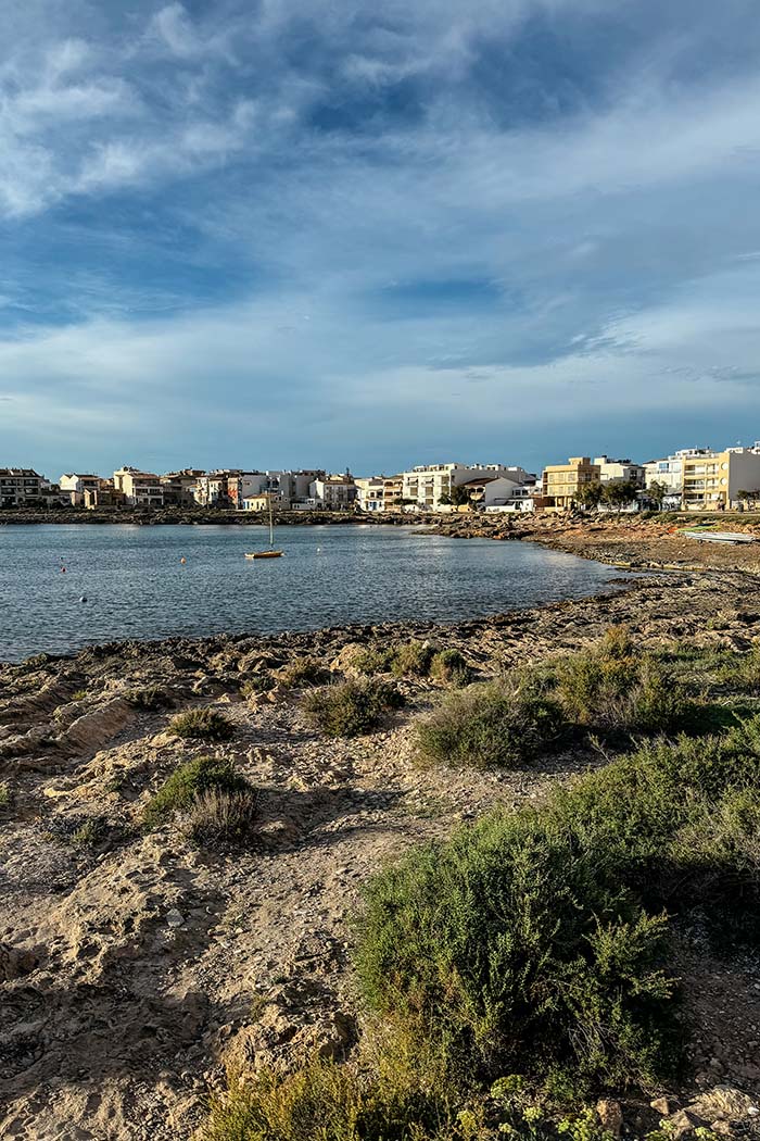 Colònia de Sant Jordi is a quiet community lined by a beautiful, rugged coastline that connects you instantly to nature