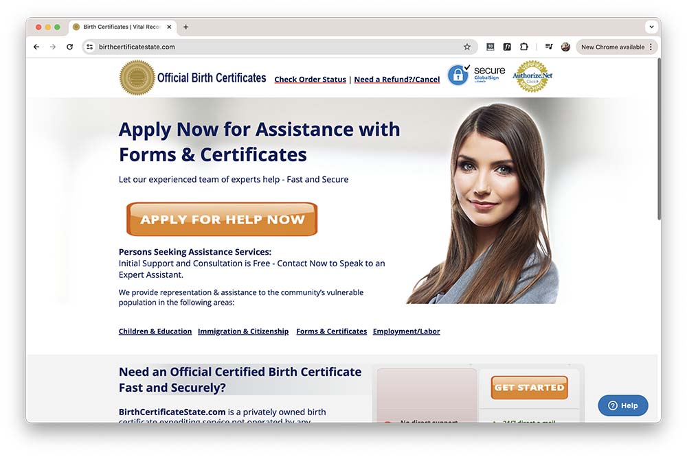 BirthCertificateState Review: Fast and Secure Help With Birth Certificates