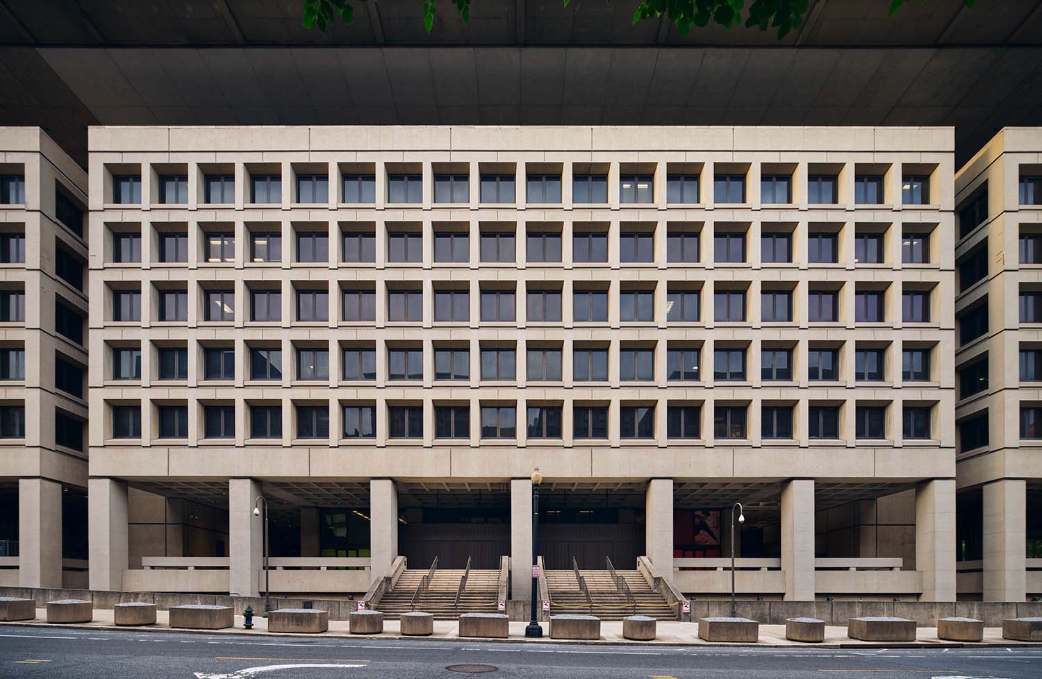 Capital Brutalism at the National Building Museum, Washington D.C.: FBI Building