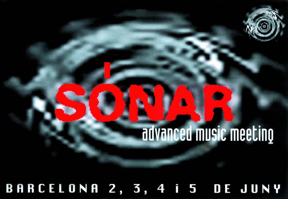 Poster for Sónar's first ever edition in 1994