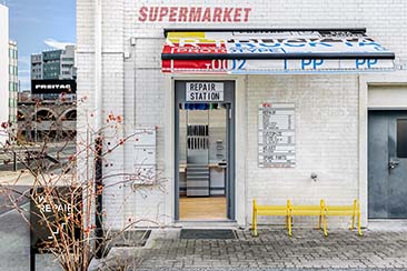 FREITAG Repair Station, Zurich FREITAG Repair Station, Zurich