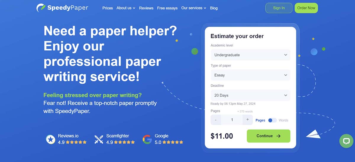 SpeedyPaper: The Best Assignment Writing Service for Big Projects