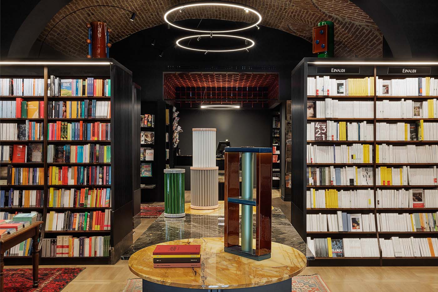 Libreria Internazionale Luxemburg Torino Italy Bookshop by BRH+