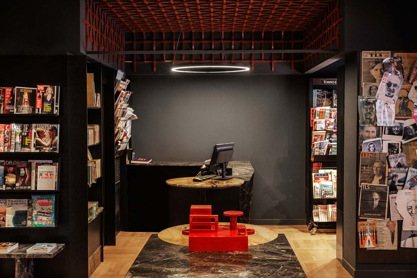 Libreria Internazionale Luxemburg Torino Italy Bookshop by BRH+