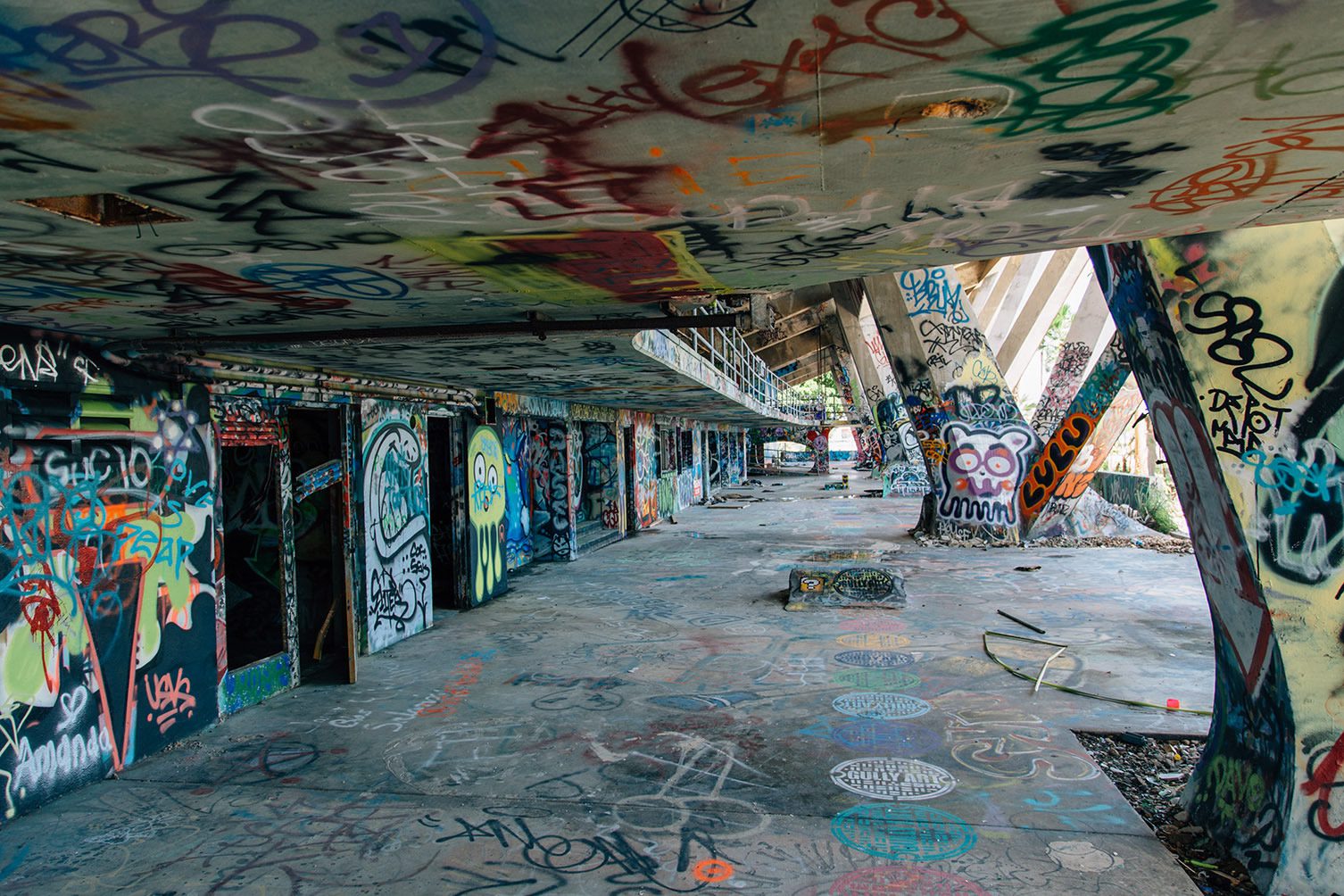 The Miami Marine Stadium Just Got a Gigantic New Mural by Miami Artist  HoxxoH