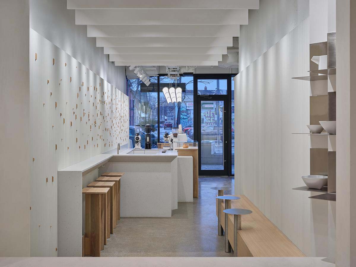 Milky’s 1243 Dundas Toronto Coffee Shop Designed by Simone Ferkul Projects