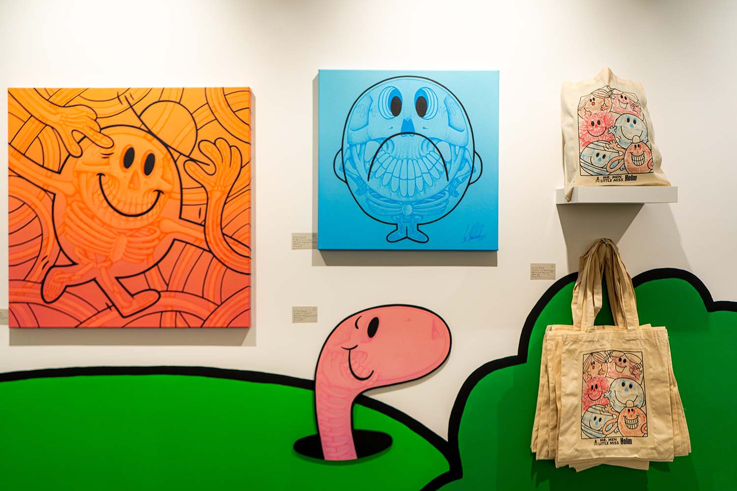 Mr Men Little Miss Reimagined at Helm Gallery, Brighton