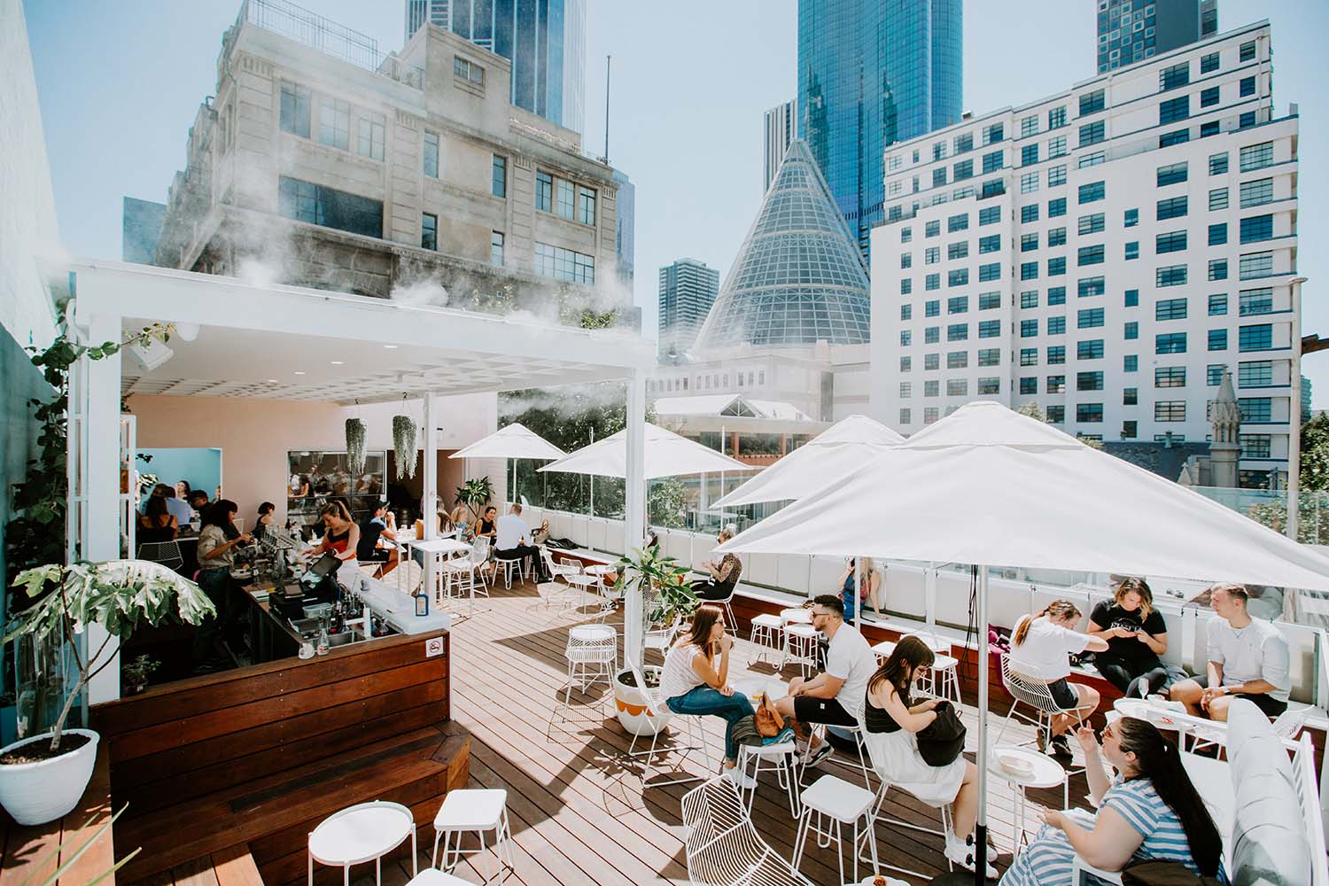 Peaches Melbourne Is A Bar And Rooftop With Pastel Hued Flair
