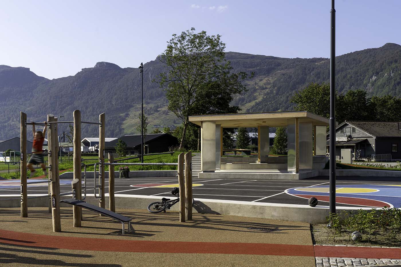 Skakkeringen Park at Skakke Cultural Center, Etne Norway